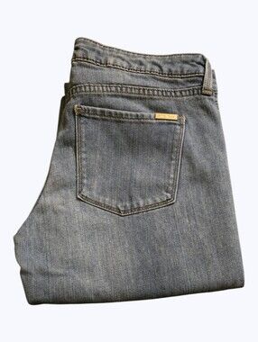 White House Black Market Jeans Women's Size 2 Light Blue Girlfiend Denim